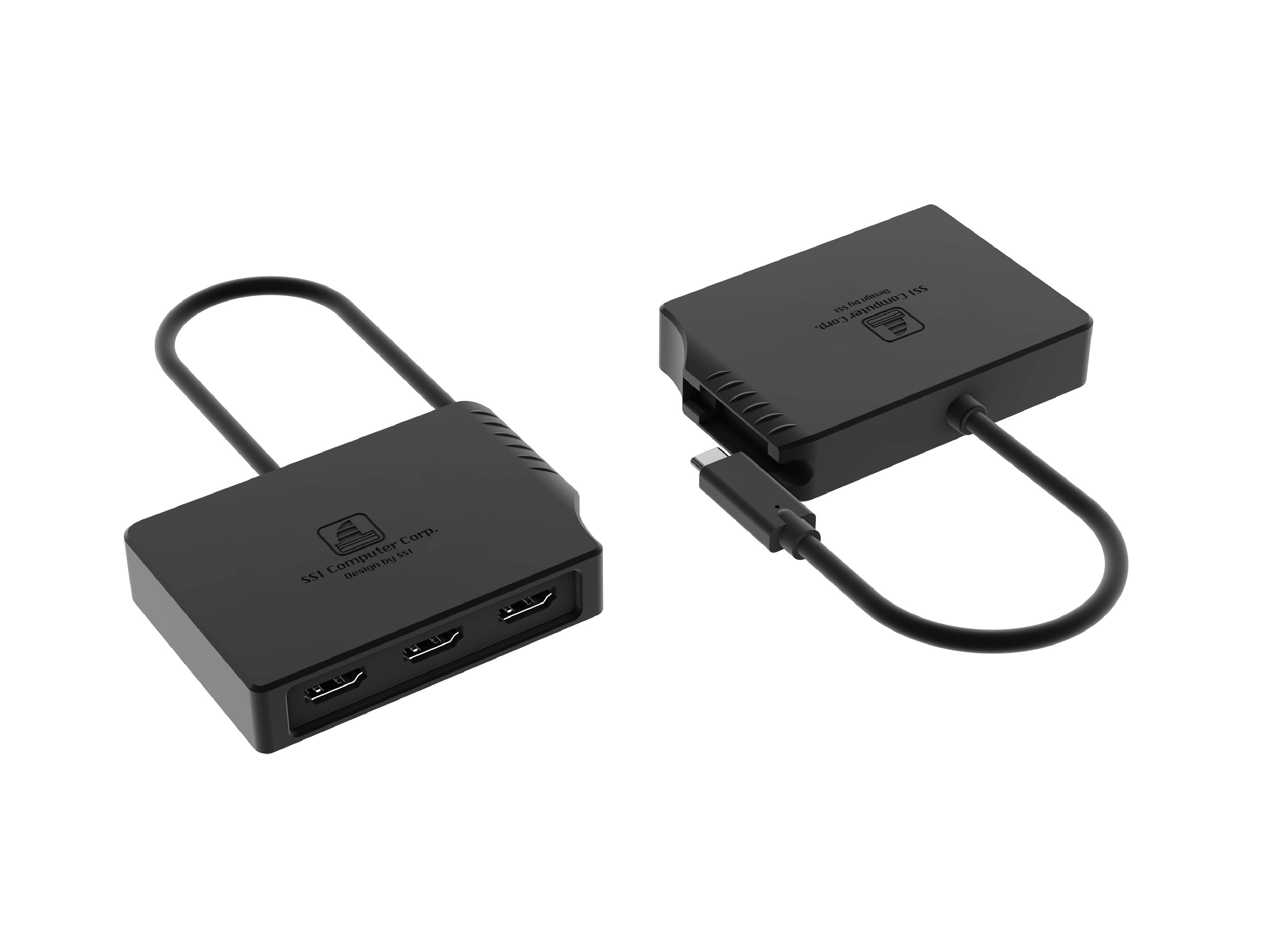 3 Port HDMI® MST Hub with PD